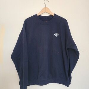 Amtrack Navy Blue Crewneck Sweatshirt Medium